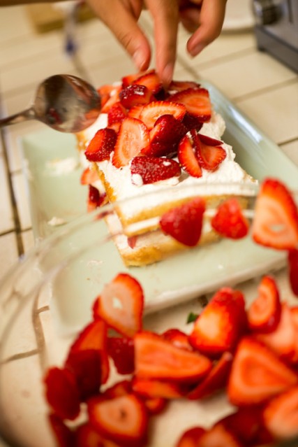 Making Strawberry Shortcake